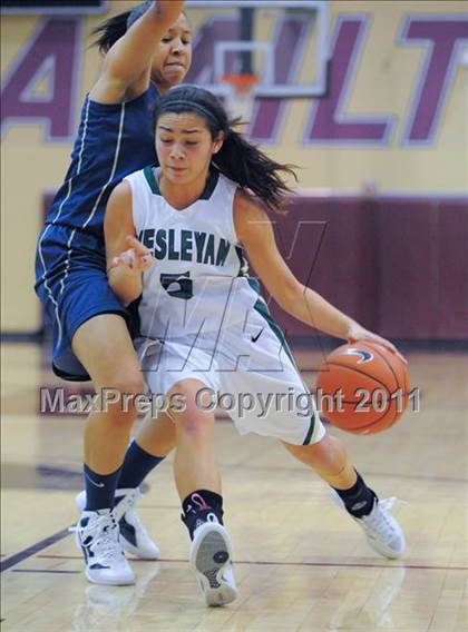 Thumbnail 1 in Our Lady of Good Counsel vs. Wesleyan (Nike Tournament of Champions) photogallery.