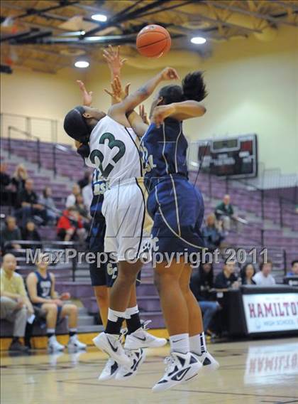 Thumbnail 3 in Our Lady of Good Counsel vs. Wesleyan (Nike Tournament of Champions) photogallery.