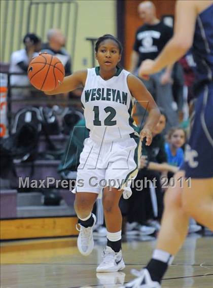 Thumbnail 3 in Our Lady of Good Counsel vs. Wesleyan (Nike Tournament of Champions) photogallery.