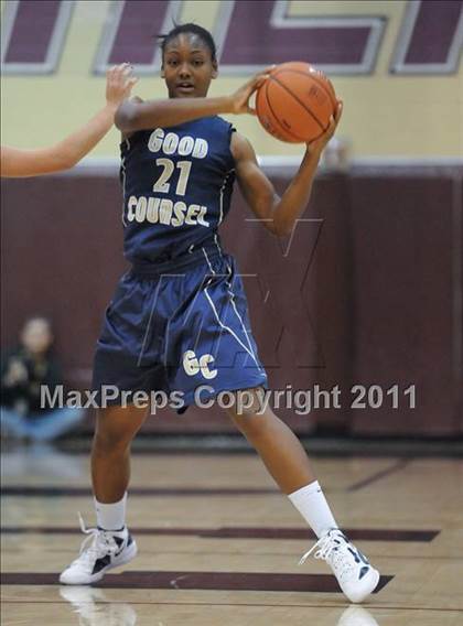 Thumbnail 1 in Our Lady of Good Counsel vs. Wesleyan (Nike Tournament of Champions) photogallery.