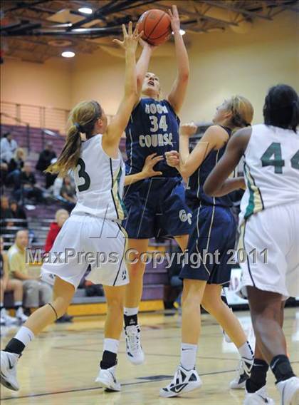 Thumbnail 2 in Our Lady of Good Counsel vs. Wesleyan (Nike Tournament of Champions) photogallery.