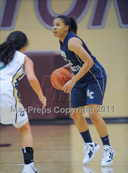 Thumbnail 1 in Our Lady of Good Counsel vs. Wesleyan (Nike Tournament of Champions) photogallery.