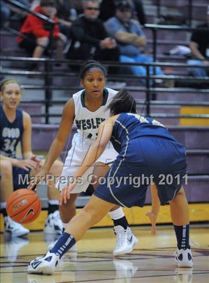 Thumbnail 1 in Our Lady of Good Counsel vs. Wesleyan (Nike Tournament of Champions) photogallery.