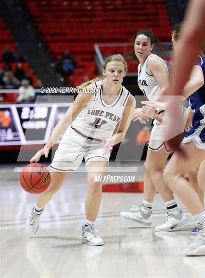 Thumbnail 2 in Copper Hills vs. Lone Peak (UHSAA 6A Quarterfinal) photogallery.