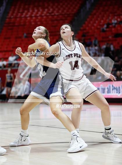 Thumbnail 1 in Copper Hills vs. Lone Peak (UHSAA 6A Quarterfinal) photogallery.