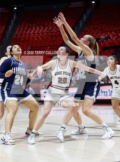 Thumbnail 1 in Copper Hills vs. Lone Peak (UHSAA 6A Quarterfinal) photogallery.
