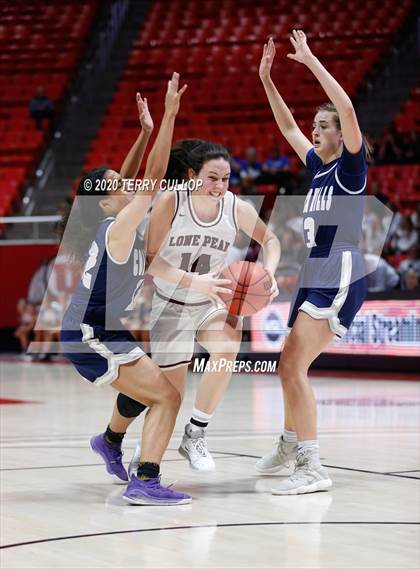 Thumbnail 3 in Copper Hills vs. Lone Peak (UHSAA 6A Quarterfinal) photogallery.