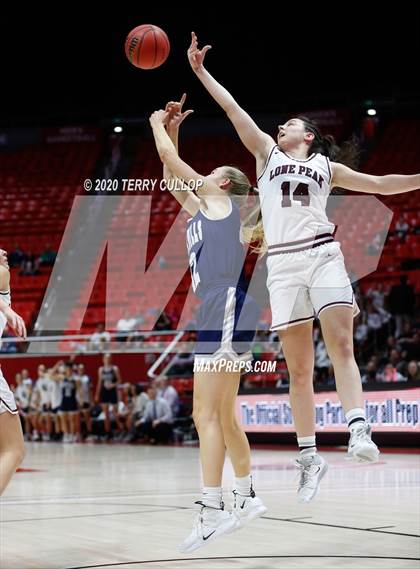 Thumbnail 2 in Copper Hills vs. Lone Peak (UHSAA 6A Quarterfinal) photogallery.