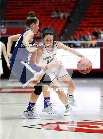 Thumbnail 3 in Copper Hills vs. Lone Peak (UHSAA 6A Quarterfinal) photogallery.