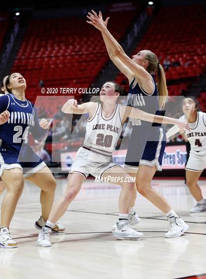 Thumbnail 2 in Copper Hills vs. Lone Peak (UHSAA 6A Quarterfinal) photogallery.