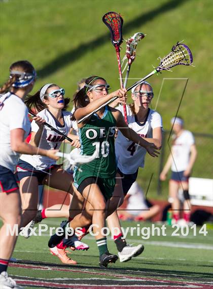 Thumbnail 2 in Lake Oswego vs. Oregon Episcopal (Oregon Girls Lacrosse Association Playoff) photogallery.