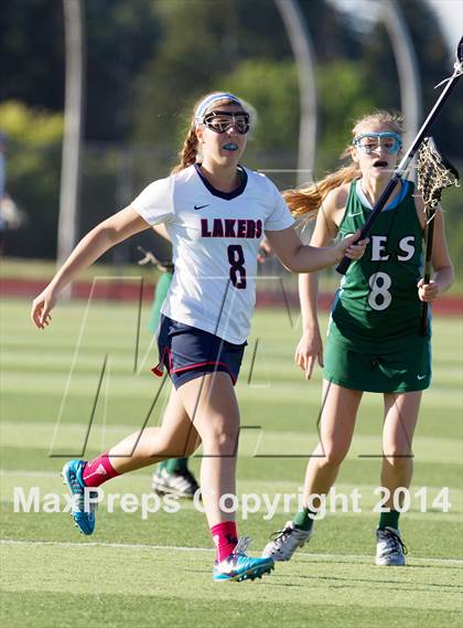 Thumbnail 1 in Lake Oswego vs. Oregon Episcopal (Oregon Girls Lacrosse Association Playoff) photogallery.