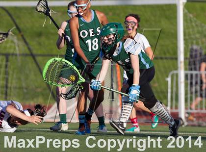 Thumbnail 2 in Lake Oswego vs. Oregon Episcopal (Oregon Girls Lacrosse Association Playoff) photogallery.