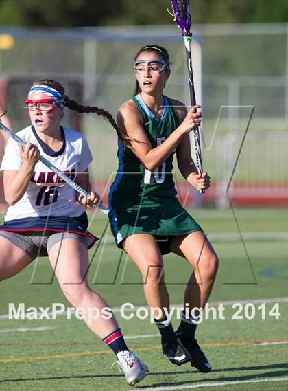 Thumbnail 3 in Lake Oswego vs. Oregon Episcopal (Oregon Girls Lacrosse Association Playoff) photogallery.