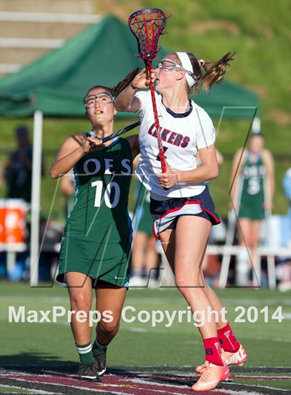 Thumbnail 3 in Lake Oswego vs. Oregon Episcopal (Oregon Girls Lacrosse Association Playoff) photogallery.