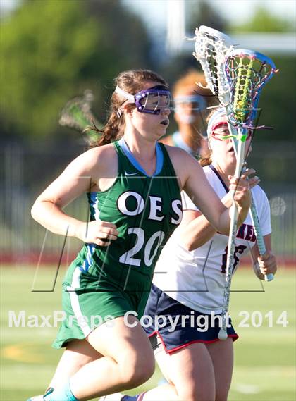 Thumbnail 3 in Lake Oswego vs. Oregon Episcopal (Oregon Girls Lacrosse Association Playoff) photogallery.