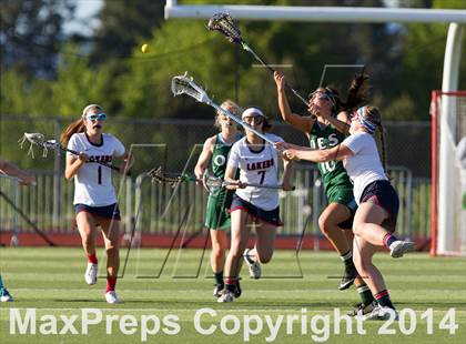 Thumbnail 3 in Lake Oswego vs. Oregon Episcopal (Oregon Girls Lacrosse Association Playoff) photogallery.