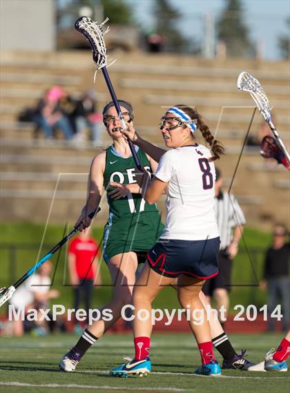 Thumbnail 2 in Lake Oswego vs. Oregon Episcopal (Oregon Girls Lacrosse Association Playoff) photogallery.
