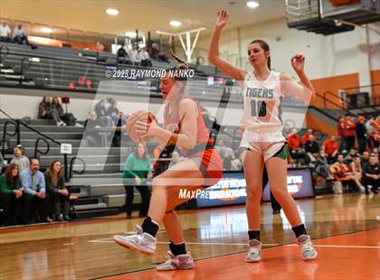 Thumbnail 1 in IHSAA Sectional Semi-Final Frankton vs. Yorktown photogallery.