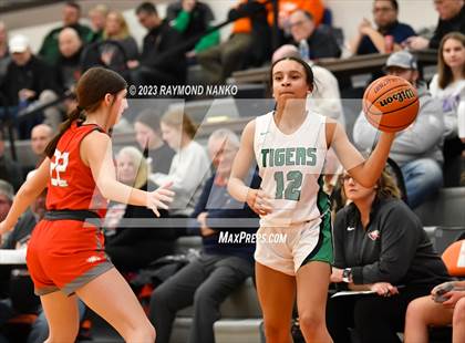 Thumbnail 2 in IHSAA Sectional Semi-Final Frankton vs. Yorktown photogallery.