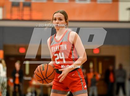 Thumbnail 2 in IHSAA Sectional Semi-Final Frankton vs. Yorktown photogallery.