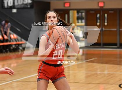 Thumbnail 3 in IHSAA Sectional Semi-Final Frankton vs. Yorktown photogallery.