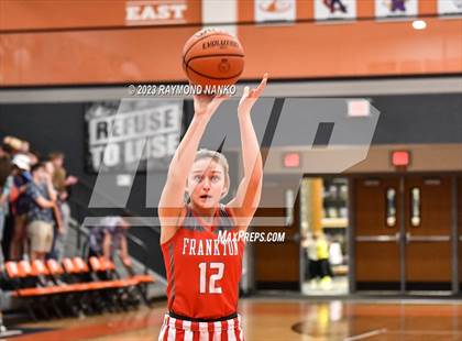 Thumbnail 2 in IHSAA Sectional Semi-Final Frankton vs. Yorktown photogallery.