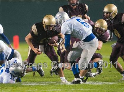 Thumbnail 3 in Brookside Christian vs. Bishop's (CIF State D4 Final) photogallery.