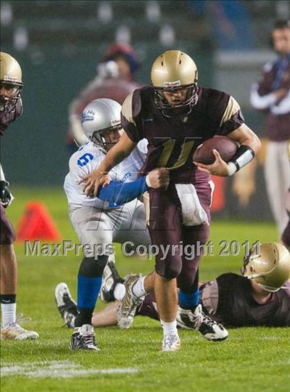 Thumbnail 3 in Brookside Christian vs. Bishop's (CIF State D4 Final) photogallery.