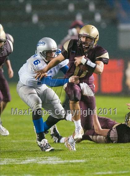 Thumbnail 2 in Brookside Christian vs. Bishop's (CIF State D4 Final) photogallery.
