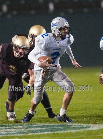 Thumbnail 2 in Brookside Christian vs. Bishop's (CIF State D4 Final) photogallery.