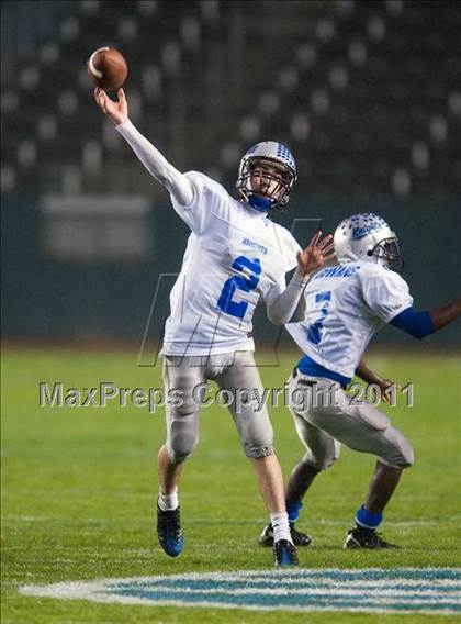 Thumbnail 3 in Brookside Christian vs. Bishop's (CIF State D4 Final) photogallery.