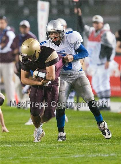 Thumbnail 2 in Brookside Christian vs. Bishop's (CIF State D4 Final) photogallery.