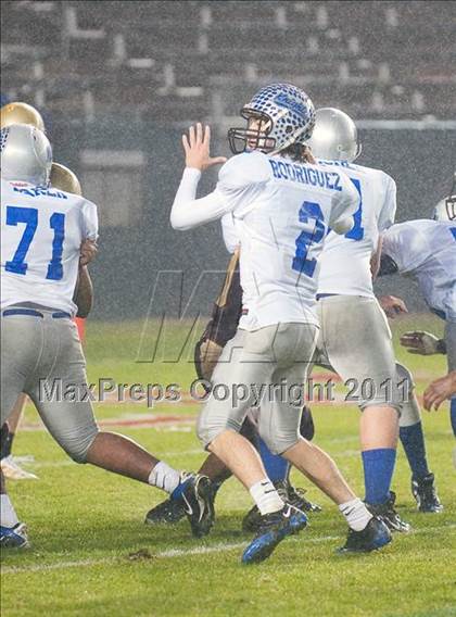 Thumbnail 2 in Brookside Christian vs. Bishop's (CIF State D4 Final) photogallery.