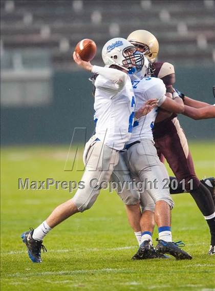 Thumbnail 3 in Brookside Christian vs. Bishop's (CIF State D4 Final) photogallery.