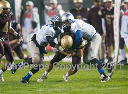 Thumbnail 3 in Brookside Christian vs. Bishop's (CIF State D4 Final) photogallery.