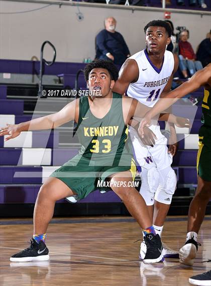 Thumbnail 2 in Kennedy vs. Washington (St. Hope Elite Classic) photogallery.