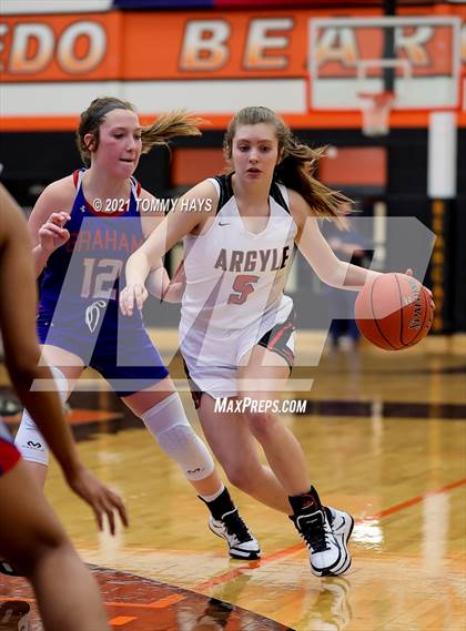 Thumbnail 3 in Argyle vs. Graham (UIL 4A Area Playoff) photogallery.