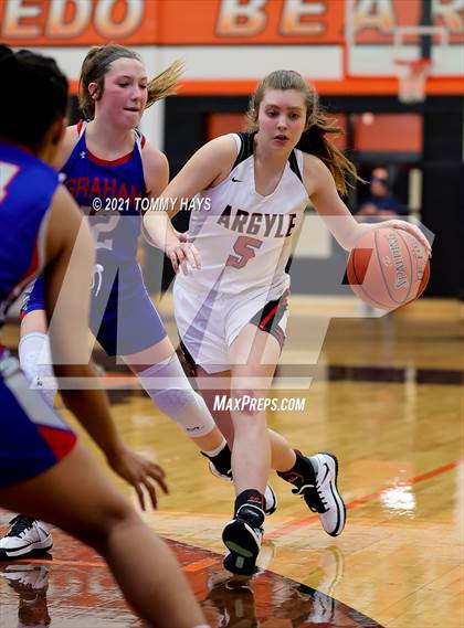 Thumbnail 1 in Argyle vs. Graham (UIL 4A Area Playoff) photogallery.