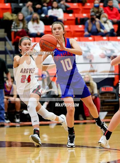 Thumbnail 2 in Argyle vs. Graham (UIL 4A Area Playoff) photogallery.