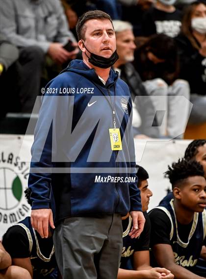 Thumbnail 1 in Centennial vs. St. John Bosco (The Classic at Damien) Tournament photogallery.