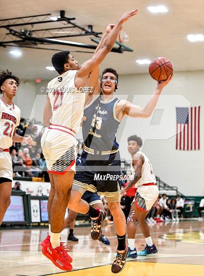 Thumbnail 3 in Centennial vs. St. John Bosco (The Classic at Damien) Tournament photogallery.