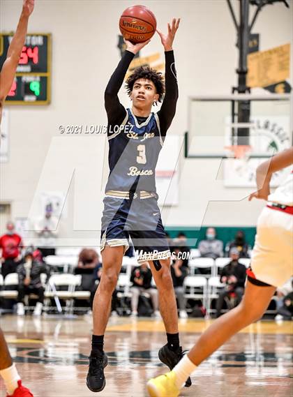 Thumbnail 3 in Centennial vs. St. John Bosco (The Classic at Damien) Tournament photogallery.