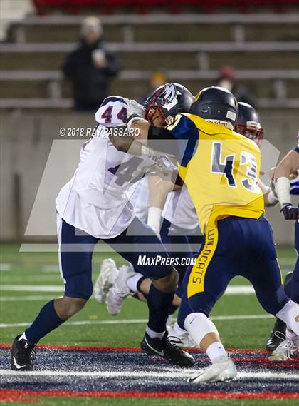 Thumbnail 1 in Shoreham-Wading River vs. Cold Spring Harbor (Long Island Class IV Championship) photogallery.