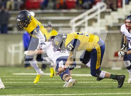 Thumbnail 1 in Shoreham-Wading River vs. Cold Spring Harbor (Long Island Class IV Championship) photogallery.