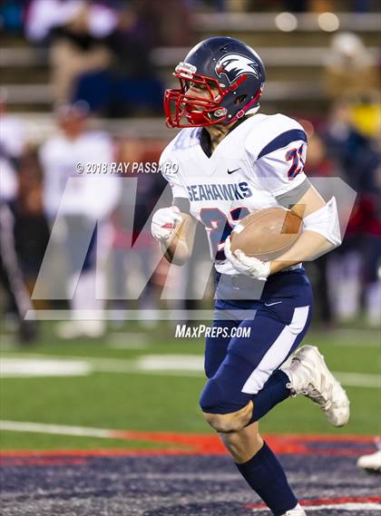 Thumbnail 3 in Shoreham-Wading River vs. Cold Spring Harbor (Long Island Class IV Championship) photogallery.