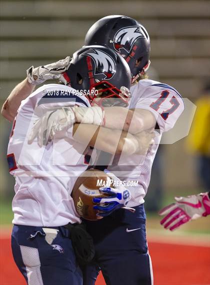 Thumbnail 3 in Shoreham-Wading River vs. Cold Spring Harbor (Long Island Class IV Championship) photogallery.