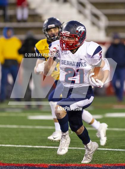 Thumbnail 1 in Shoreham-Wading River vs. Cold Spring Harbor (Long Island Class IV Championship) photogallery.