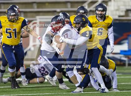 Thumbnail 3 in Shoreham-Wading River vs. Cold Spring Harbor (Long Island Class IV Championship) photogallery.