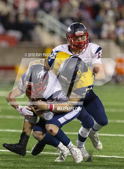 Thumbnail 1 in Shoreham-Wading River vs. Cold Spring Harbor (Long Island Class IV Championship) photogallery.